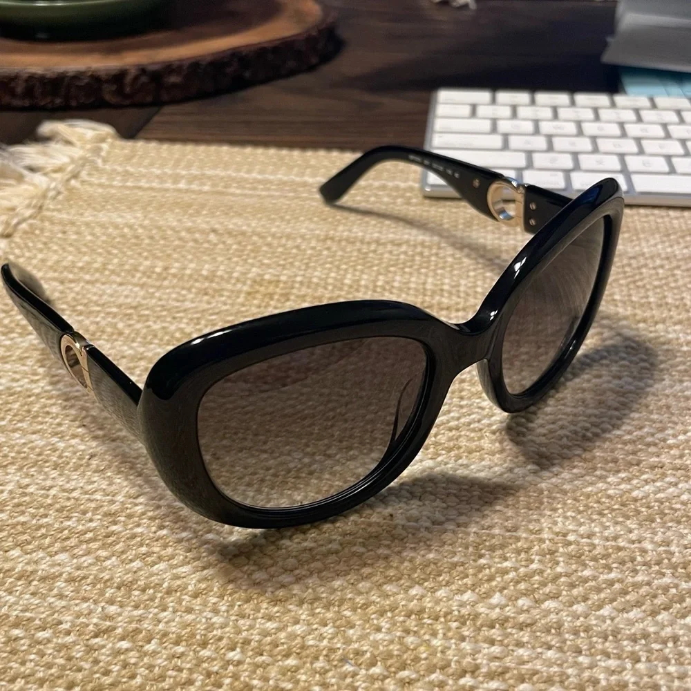 Salvatore Ferragamo SF727S Black Gradient Designer Sunglasses 53mm